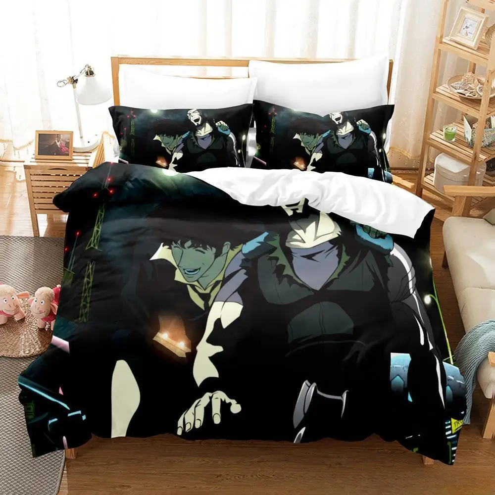 New Cowboy Bebop Bedding Set Single Twin Full Queen King Size Bed Set Adult Kid Bedroom Duvet cover Sets 3D Game Bed Sheet Set