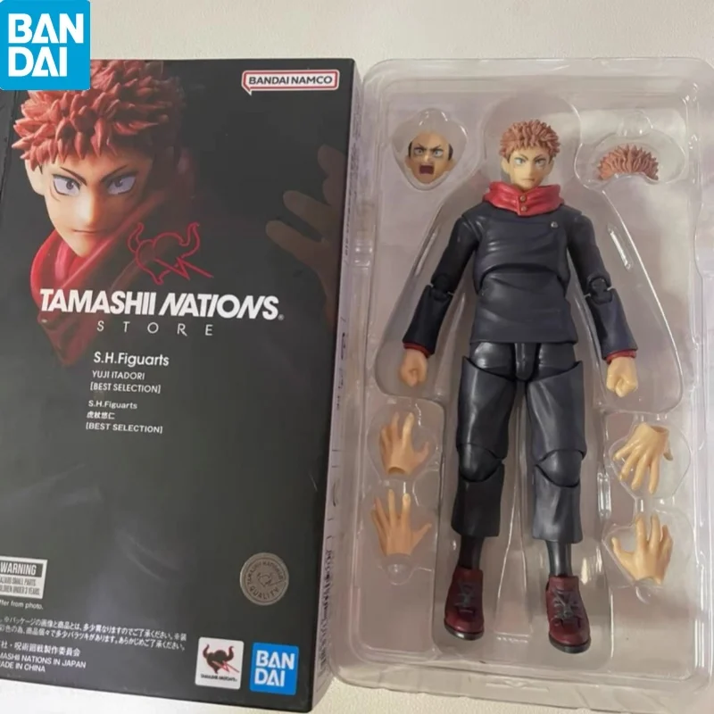 Figura genuina Bandai S.H.Figuarts SHF YUJI ITADORI (más la selección), personaje de animación, juguete para regalo, modelo de colección de juguetes