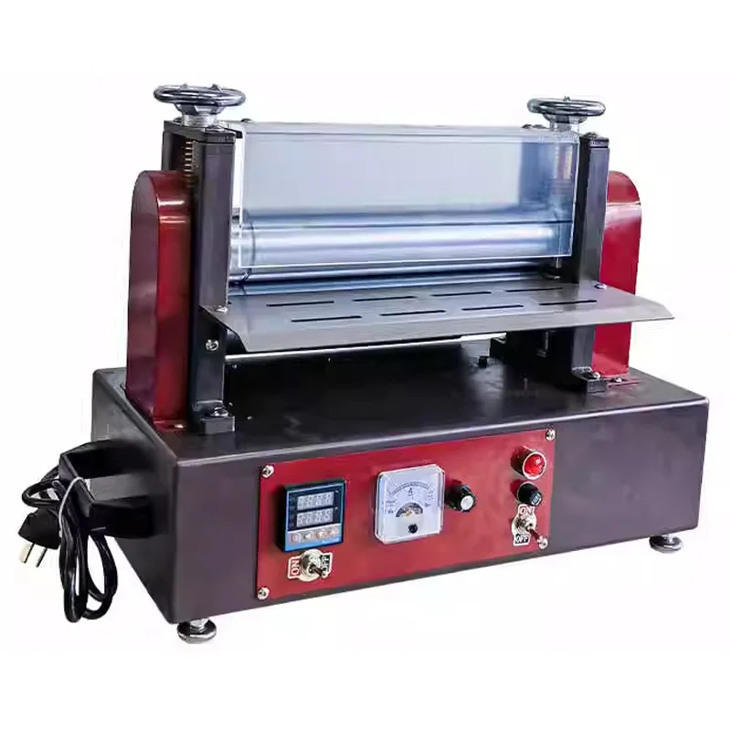 Table heating stripping machine Leather folding press ironing machine Leather stripping machine Shoulder strap flat strip pressi