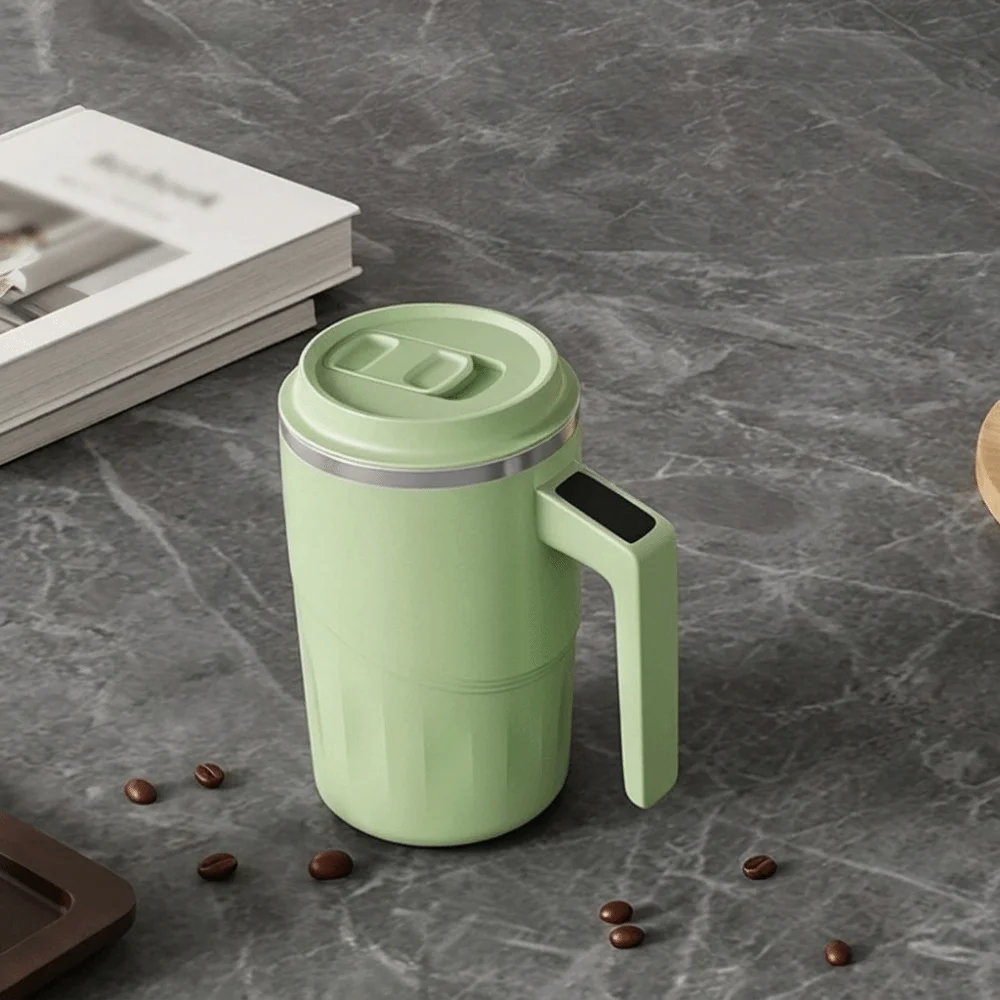Magnetic Self-Stirring Coffee Mug Rechargeable Large Capacity Self Mixing Mug Touch Screen Portable Portable Milk Shaking Cup