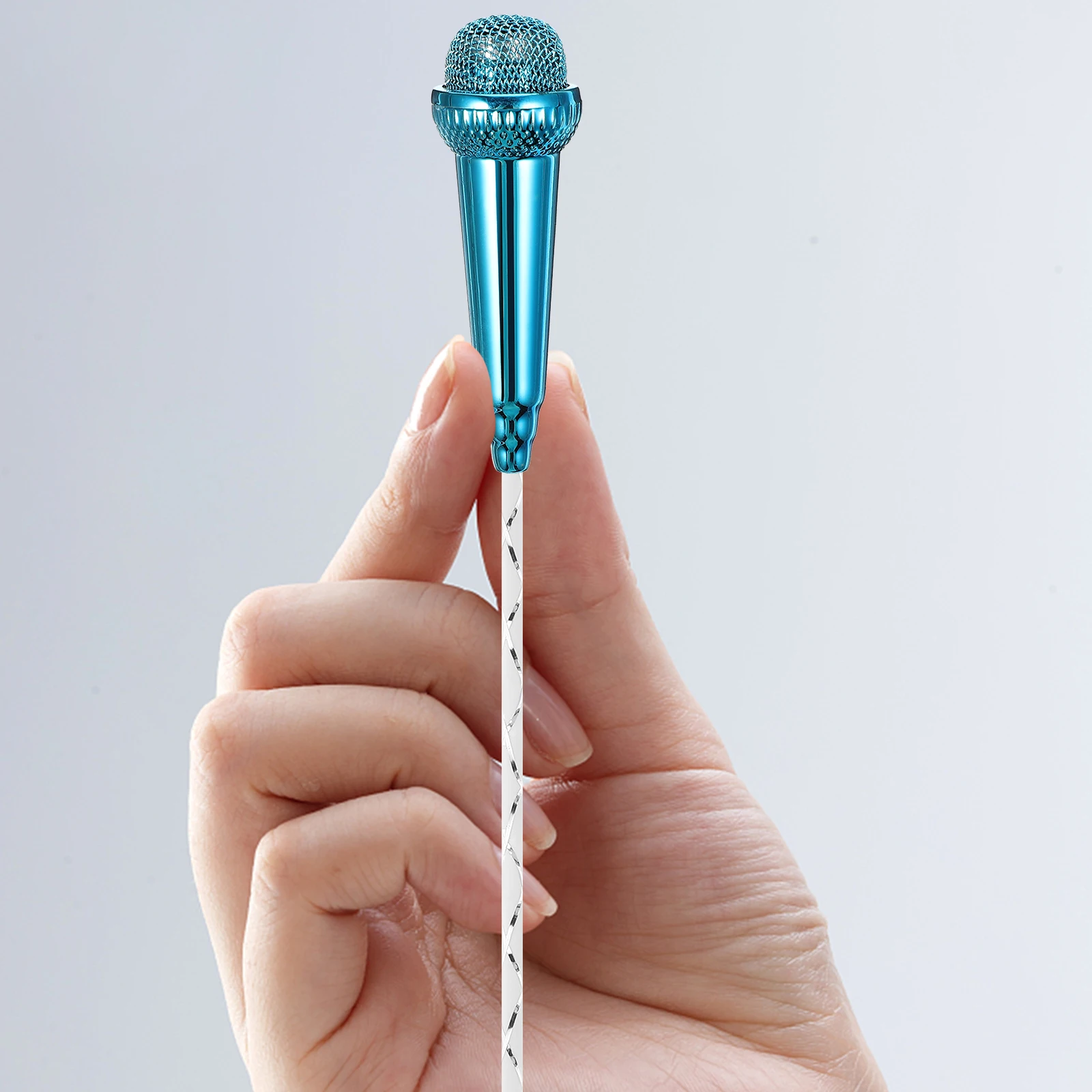 

Small Microphone Little Microphones for Singing Mini Tiny with Cord Mics Recording Stereo Portable