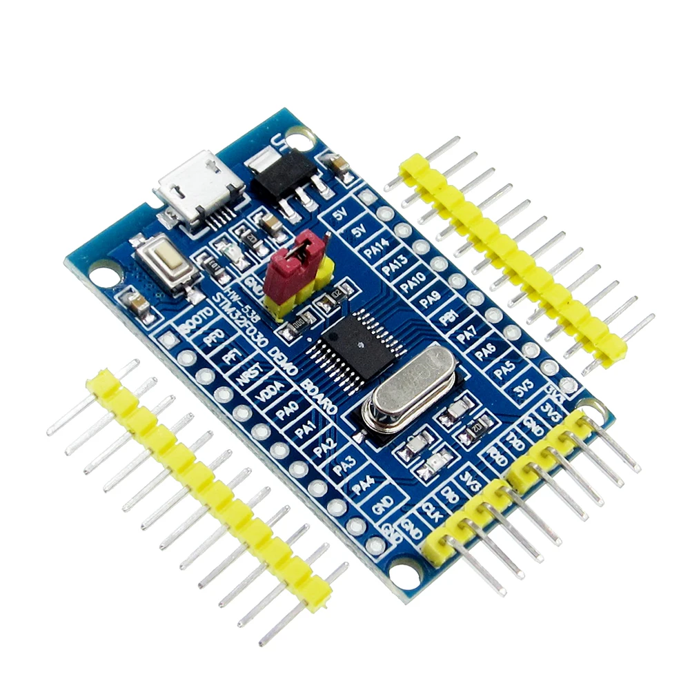 10 قطعة STM32F030F4P6 لوحة تطوير النظام الصغير ARM CORTEX-M0 Core SWD/ISP MicroUSB