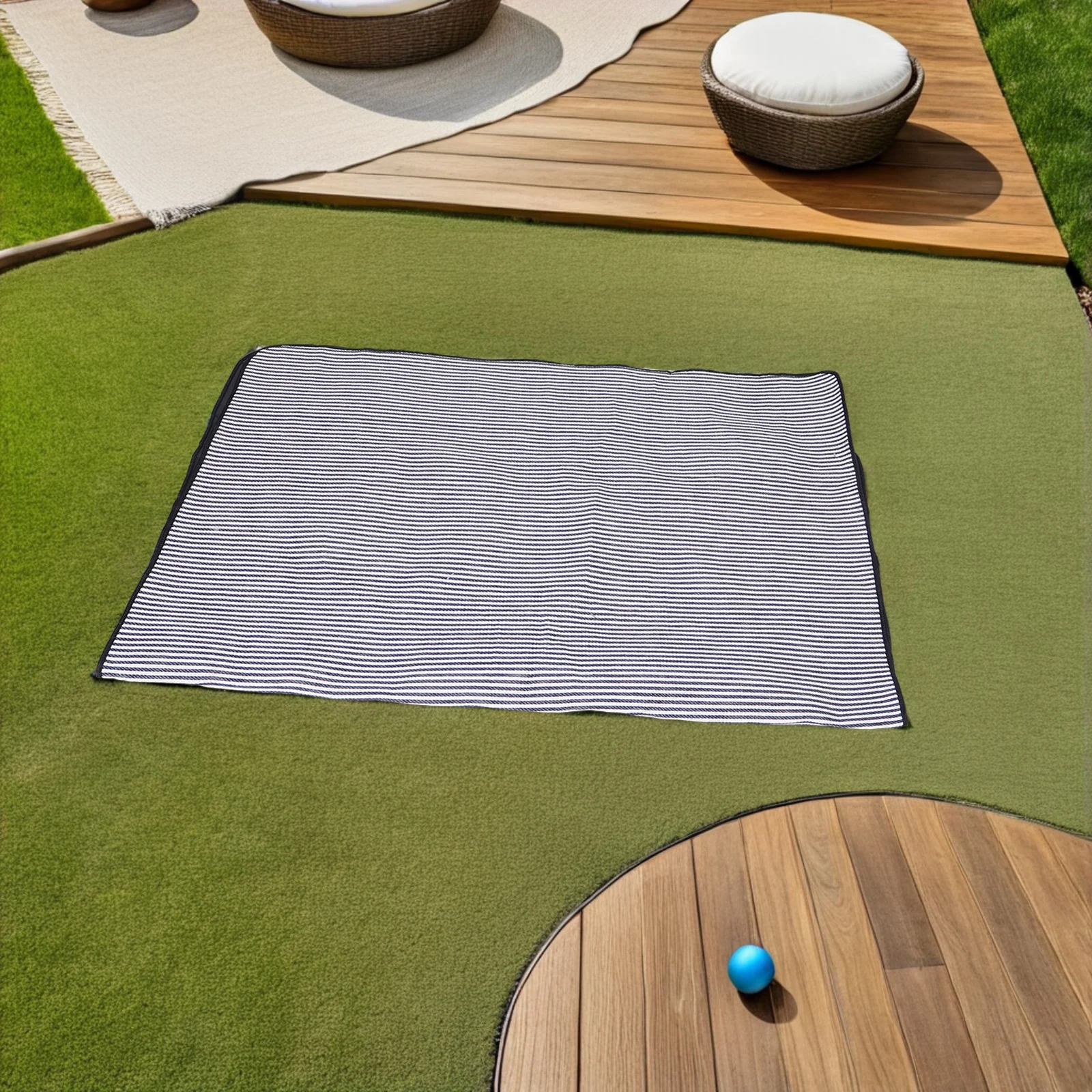 

Moisture-proof Pad Outdoor Picnic Mat Travel Blanket Waterproof Peva Foldable Beach