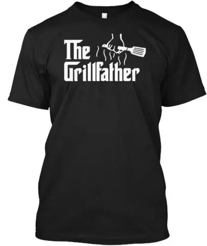 The Grillfather Barbeque And Grilling T-Shirt Made in the USA Size S to 5XL