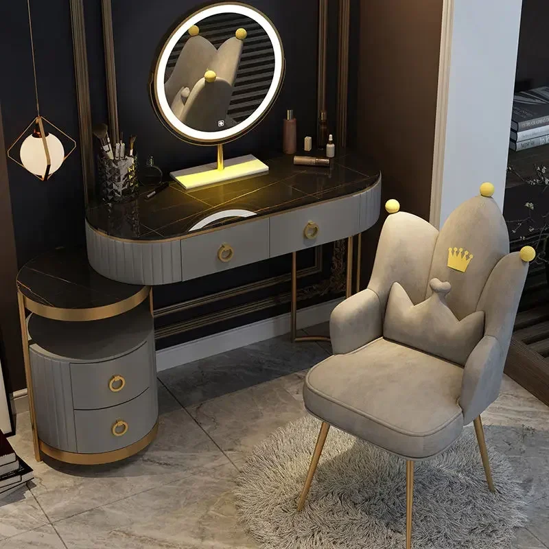 

Dressing Table Vanity Multifunctional Dressing Table Ins Girls Bedroom Creative Solid Meuble De Chambre Luxury Furniture China