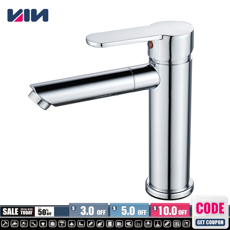 Rubinetti per lavabo da bagno in ottone di alta qualità miscelatore per lavabo lavandino per vasca miscelatore per acqua potabile cromo lavabo moderno nero