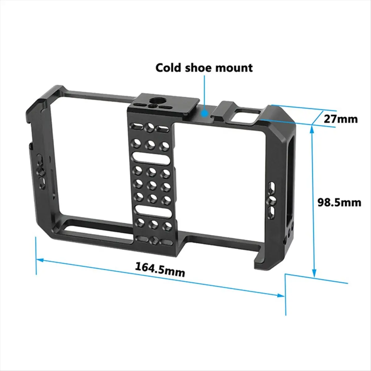 New Full Monitor Cage for CUT6 CUT6S 6inch 4K Touchscreen Monitors/ Recorders with 2 Cold Shoe Mount