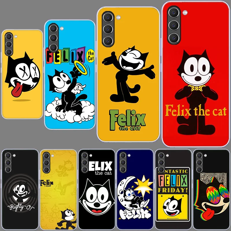 F-Felix the Cats Funny Phone Case for Samsung A54 A14 A24 A34 A17 A37 A57 A55 A35 A25 A15 A13 A23 A33 A53 A07 A05S A04S A03 A73