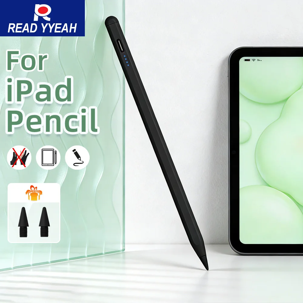 

Stylus Pen For Apple Pencil With Palm Rejection For iPad 8/9/10th Gen 11th Air 3/4/5/6 Pro 13 11th M5 M4 12.9 Mini 6 7 Touch Pen