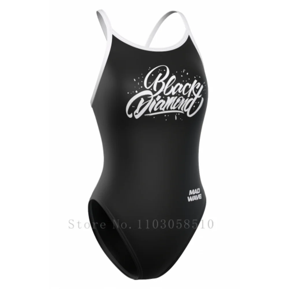 

Women Swimsuit Triathlon Back Sexy One-piece Suit Swimwear Functional Training Swimsuit Swimminggown Skeleton Printing