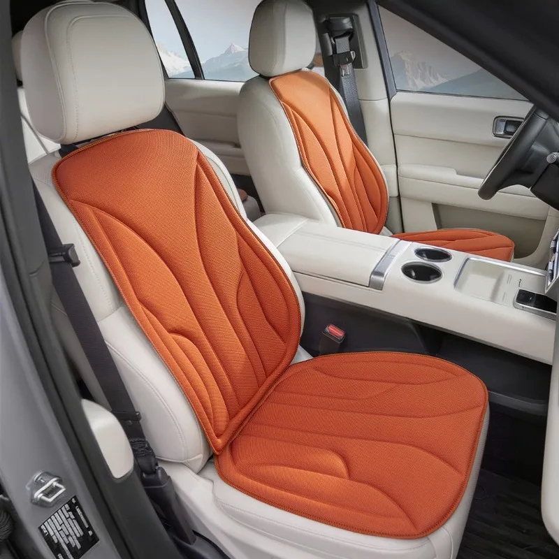 

Algae Fiber Car Seat Cover Full Set Universal Latex Cotton Seat Cushion Car Accessories Interior Non-slip Car Seat Protector Pad