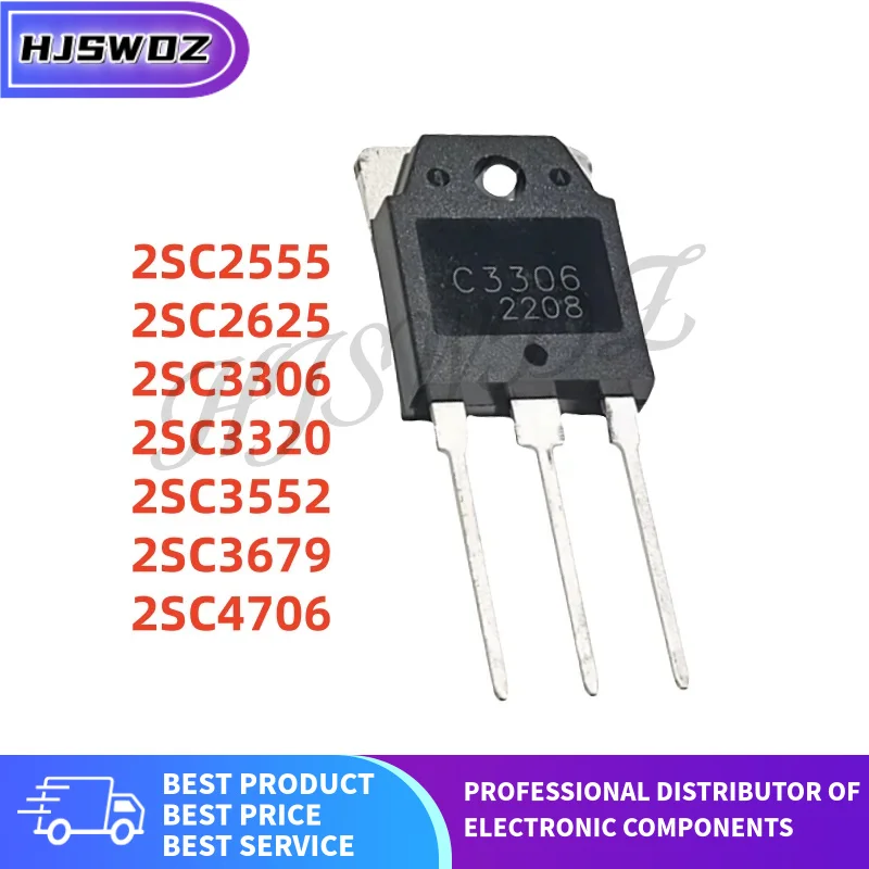 5PCS 2SC3679 2SC2555 2SC3306 2SC4706 2SC3552 2SC3320 2SC2625 C3679 C2555 C3306 C4706 C3552 C3320 C2625 TO-3P Brand New In Stock