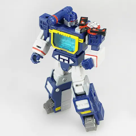 MFT HS-03 HS03 뜨거운 군인 Laserbeak 변환과 미니 Soundwave 11CM G1 포켓 전쟁 변형 액션 피규어 로봇 장난감