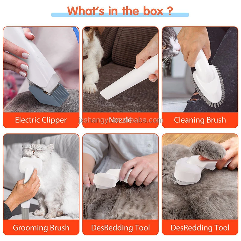 Pet Grooming Supplies Vacuum Products Kit for Dogs and Cats description 5