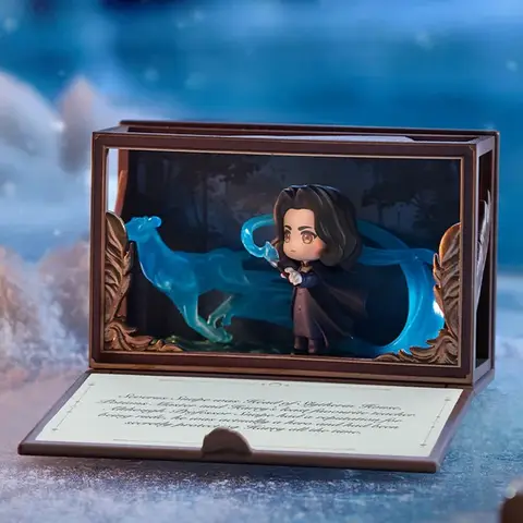 POP MART Harry Potter Hogwarts Biografiska Serie Blind Box Gissa Väska Mystery Box Leksaker Docka Söt Anime Figur Skrivbordsprydnader 8 best sales Harry Potter speldosor - №5