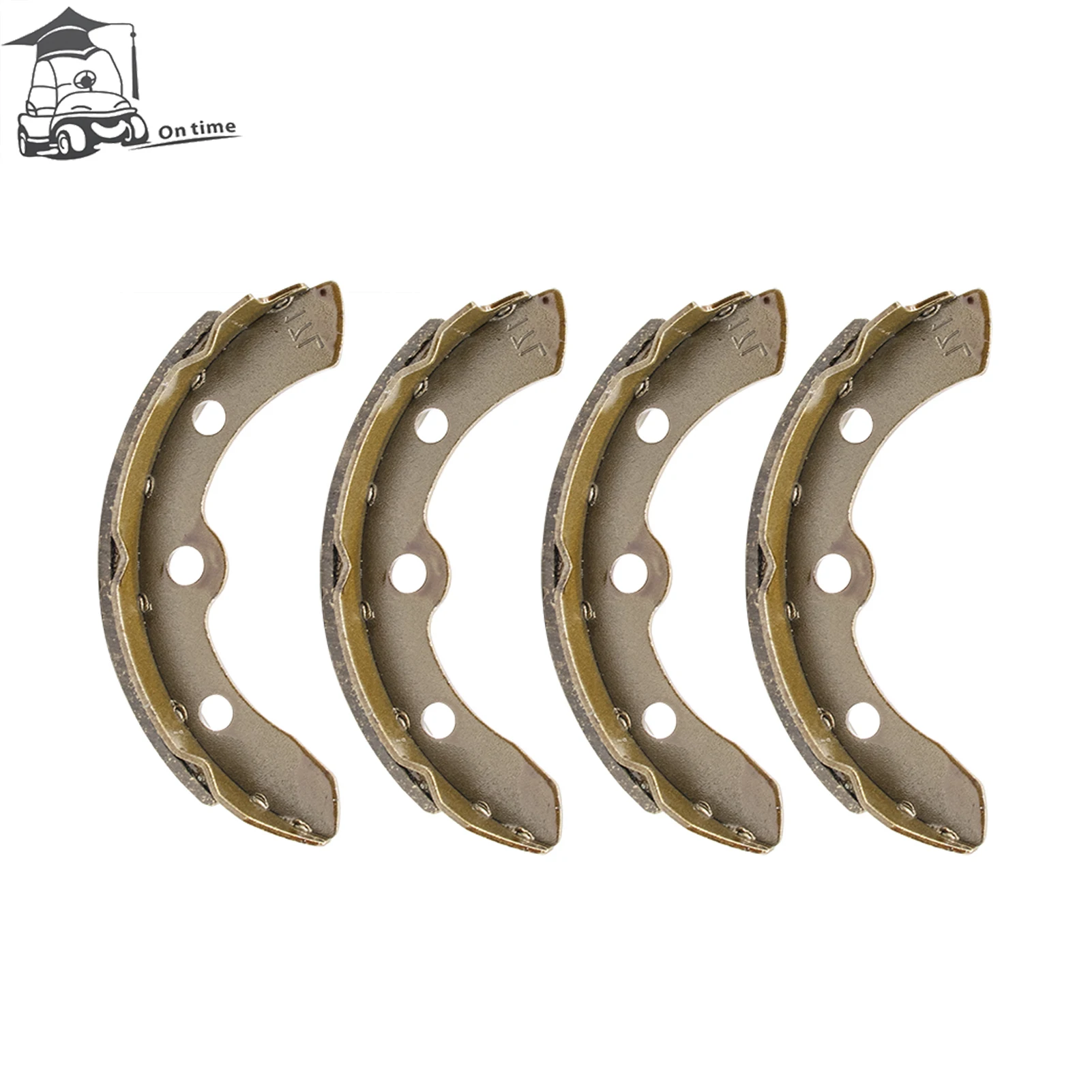 Golf Cart Rear Brake Shoes for Club Car DS & Carryall (Manual Adjust) 1981-1994 OEM# 101146302,