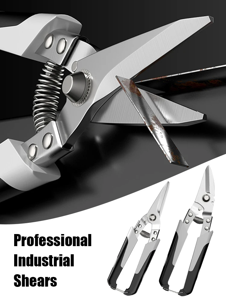 Stainless Steel Scissors Precision Metal Cutting PVC Pipes, Durable, Rust Proof, And Long-Lasting Cutting