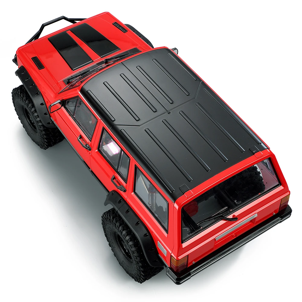 RODE SPIDER Geschilderd Cherokee Body 313mm 12.3 "Wielbasis Plastic Auto Shell voor RC Crawler Axiale SCX10 & SCX10 II 1/10 90046 90047