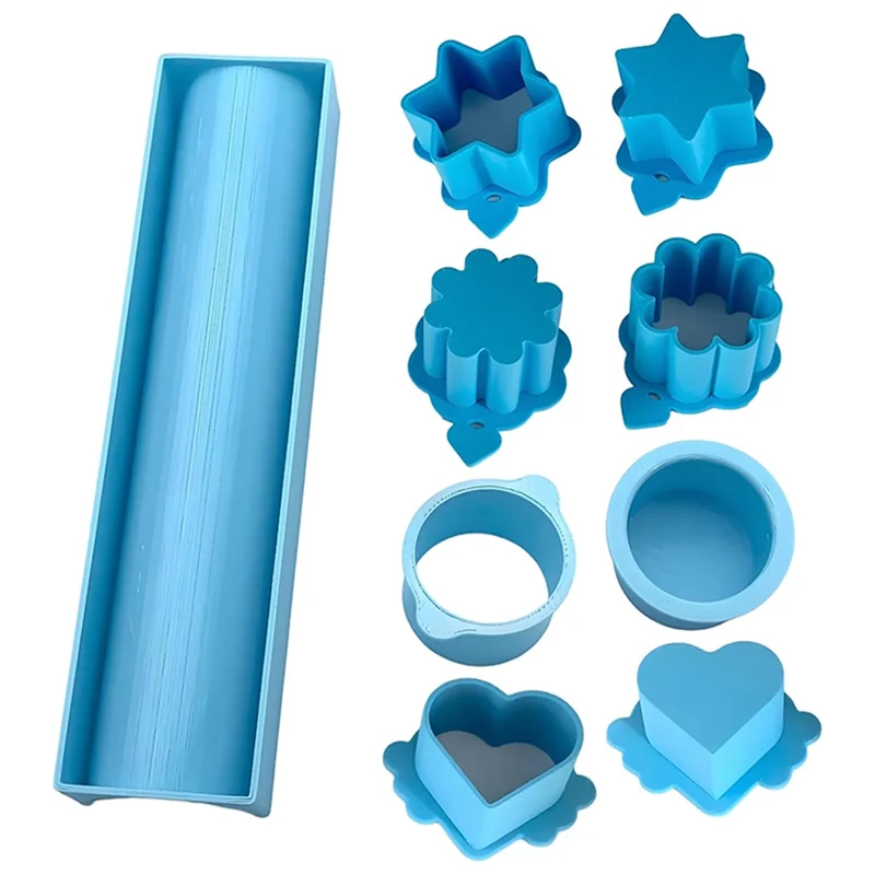 

ABKS-Easy Cake Cutter 1 Set Circle Cake Mold Set With Tray Maker For Perfect Treats, Cake Cutter, Cake Kit, Baking Molds