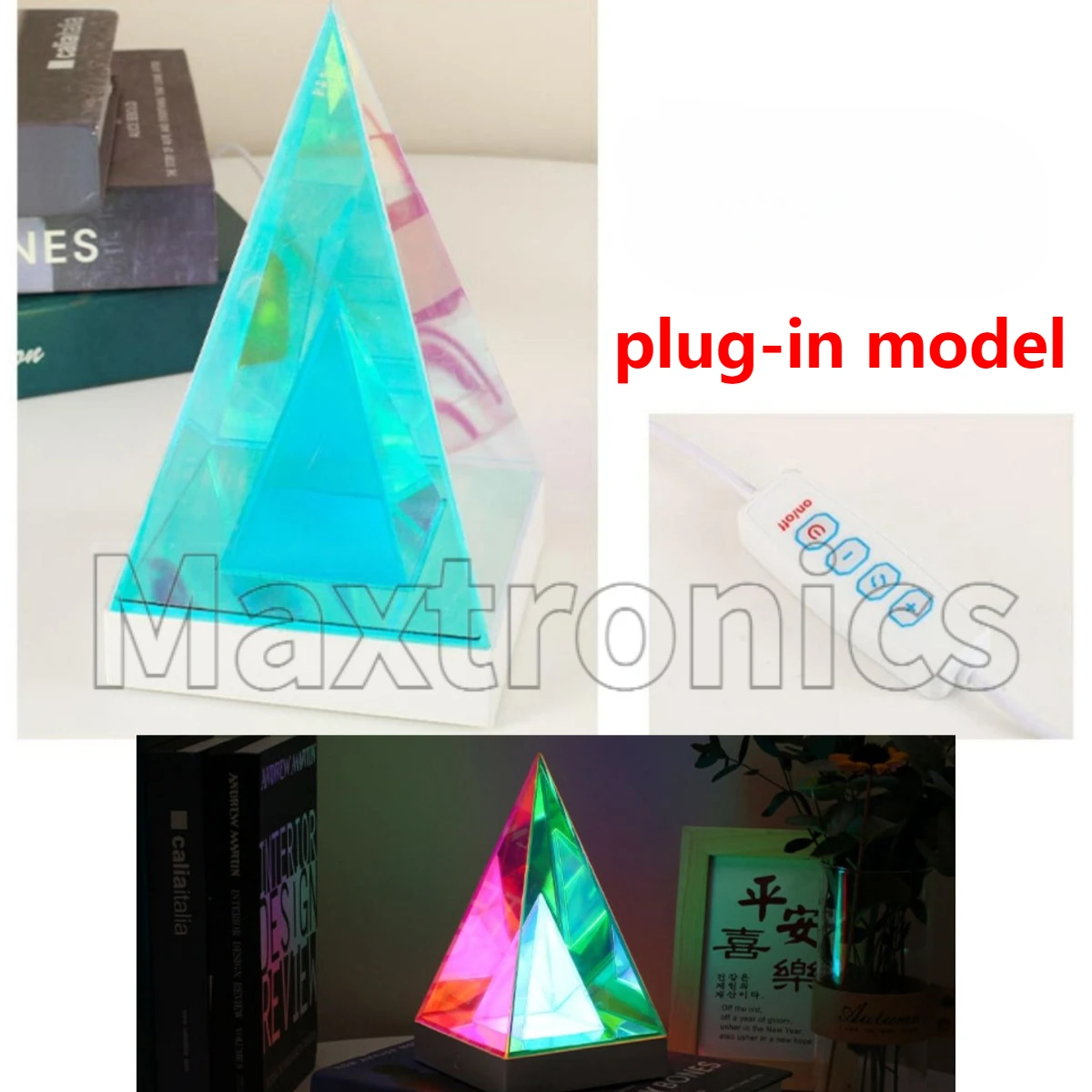 Nova lâmpada de mesa 3d colorida luz noturna carga/modelo plug-in para e-sports sala desktop atmosfera luz decoração do quarto presentes do feriado