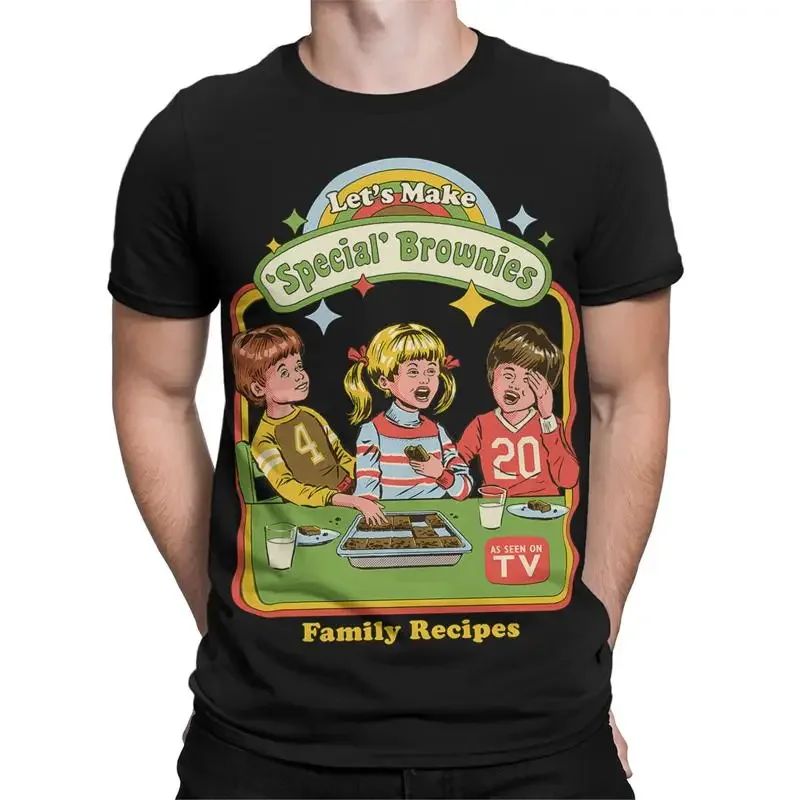 Camiseta con temática de repostería de los años 90 para amantes de la comida, Let'S Make Brownies Fun