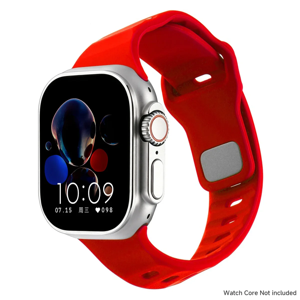 Silikon-Sportarmband für Apple Watch Ultra 3/2 49mm 42 44 38 40 41mm Zweifarbiges Verstellbares Armband für iWatch S11 10 9 8 7 6 SE3 Gürtel – Detail 16