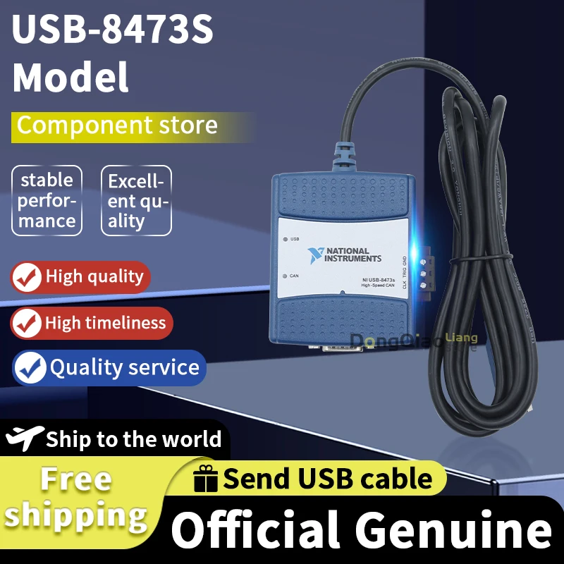 Original NI USB-8473S High-Speed CAN 779792-01 Data Acquisition Card in Stock