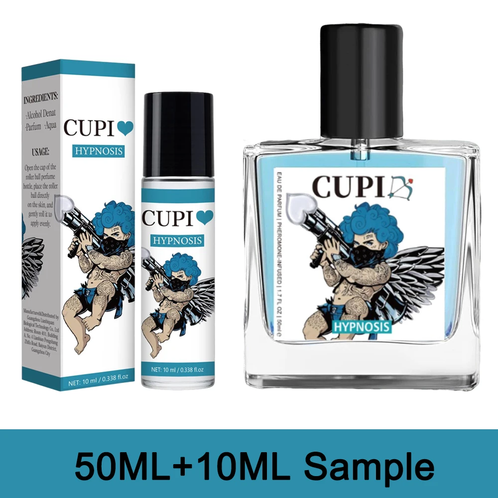 Perfume de hipnosis de Cupido de 10ml para hombres, feromonas, Colonia, Eau de Parfum, fragancia de larga duración, muestras de Perfumes para hombres de alta calidad