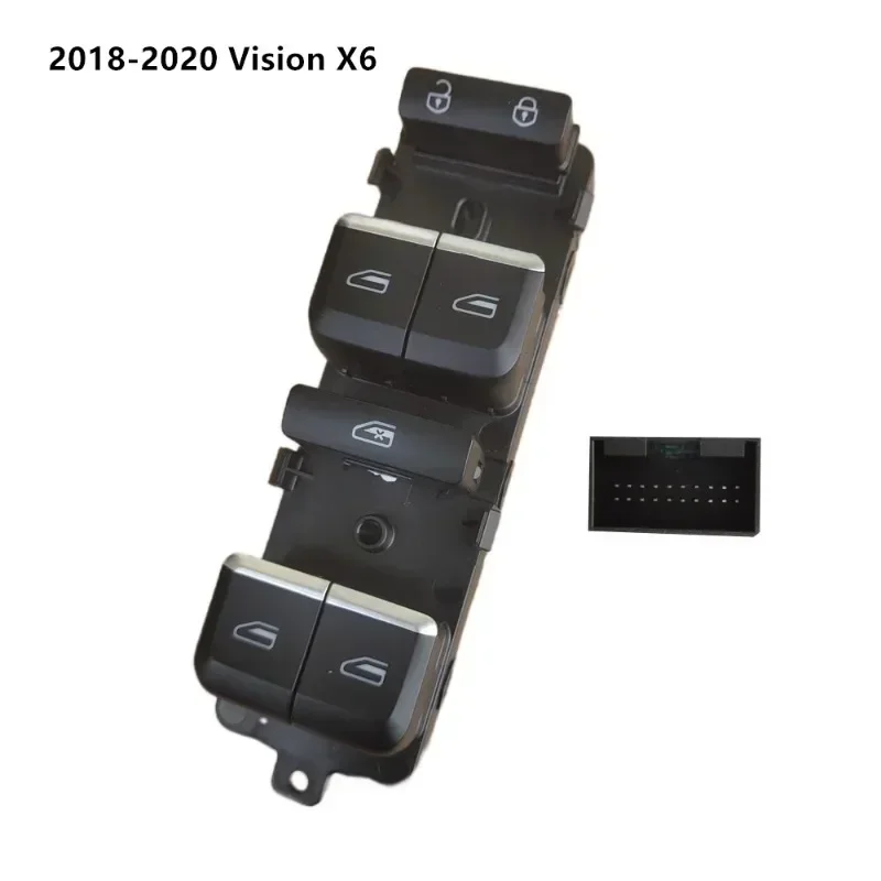 Master Power Window Lifter Control Switch for Geely Vision X6 Front Electric Door Window Regulator Button Switch