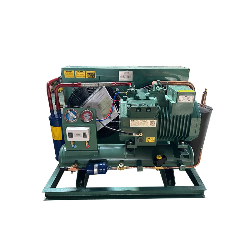 High quality R404A/R507A condensing unit for cold room storage Air-cooled and water-cooled compressor type condensing unit