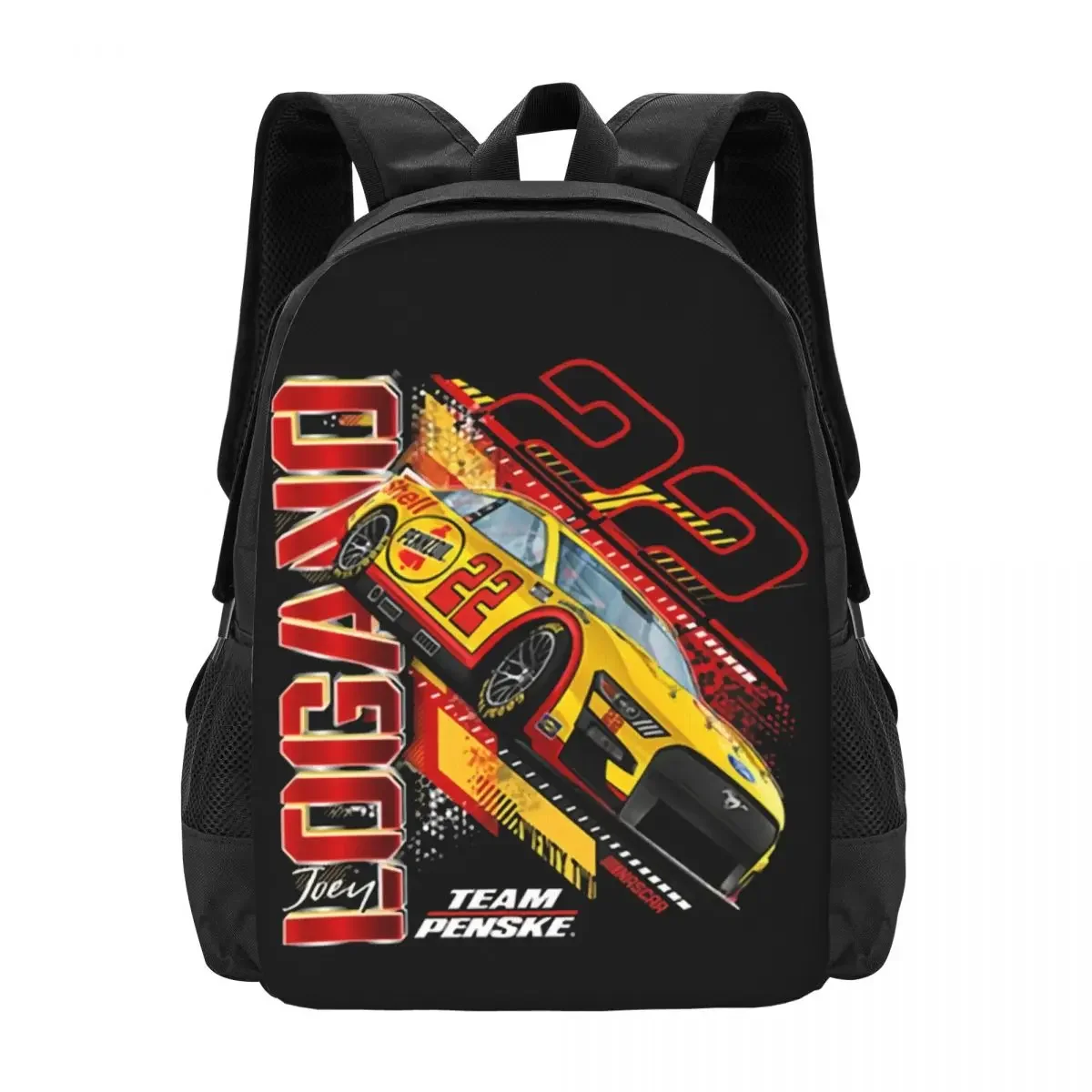 Joey Logano 22-Reise-Laptop-Rucksack, Business-College, Schule, Computertasche, Geschenk für Männer und Frauen