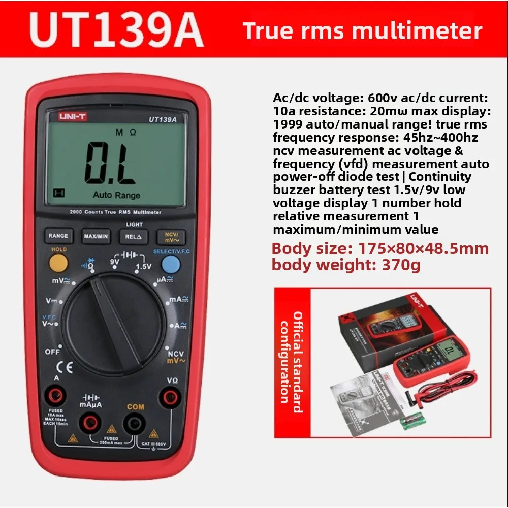 uni-t-ut139a-digital-multimeter-for-electricians-multifunctional-high-precision-small-portable-and-intelligent