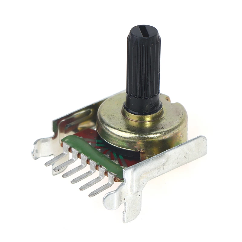 

161 Type Rotary Potentiometer Double B50K Power Amplifier Audio Volume Potentiometer 6 Feet Shaft Length 15mm
