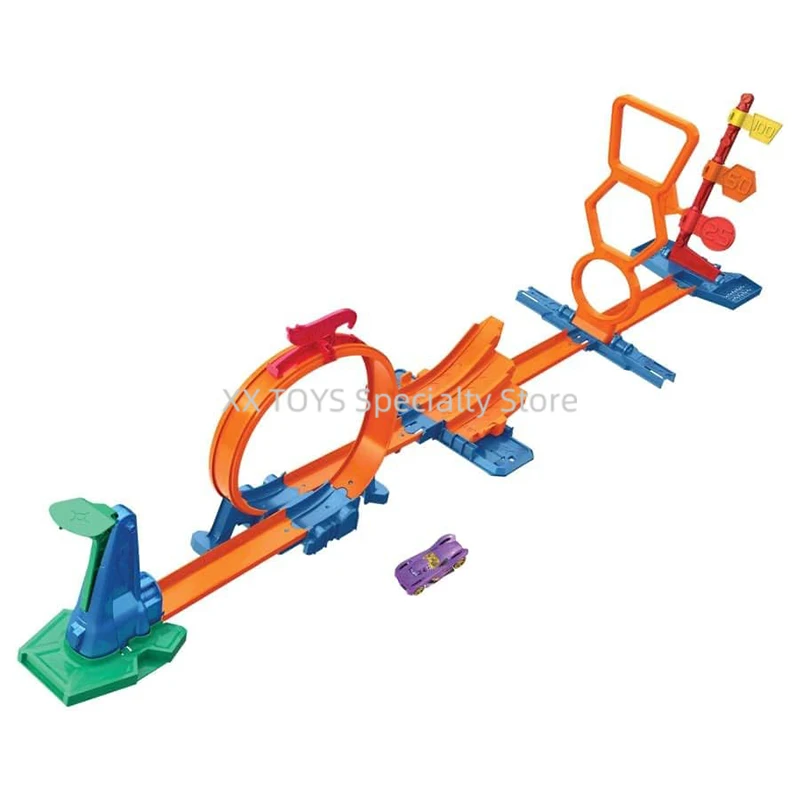 Hot Wheels Steam Flight Path Challenge Track Set with 1:64 Vehicle Scientific Experiment Object Orbit Children Educational Toys