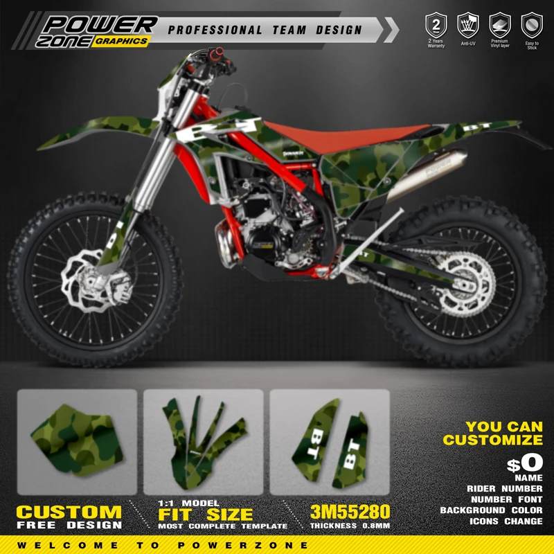 

Набор графических наклеек PowerZone Custom Team для BETA Xtrainer 2015 2016 2017 2018 2019 004