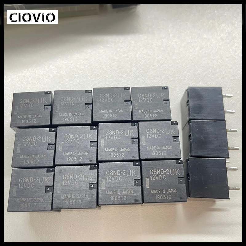 CIOVIO  5pcs 10PCS G8ND-2UK-12VDC G8ND-2UK 12VDC Relay DIP-8