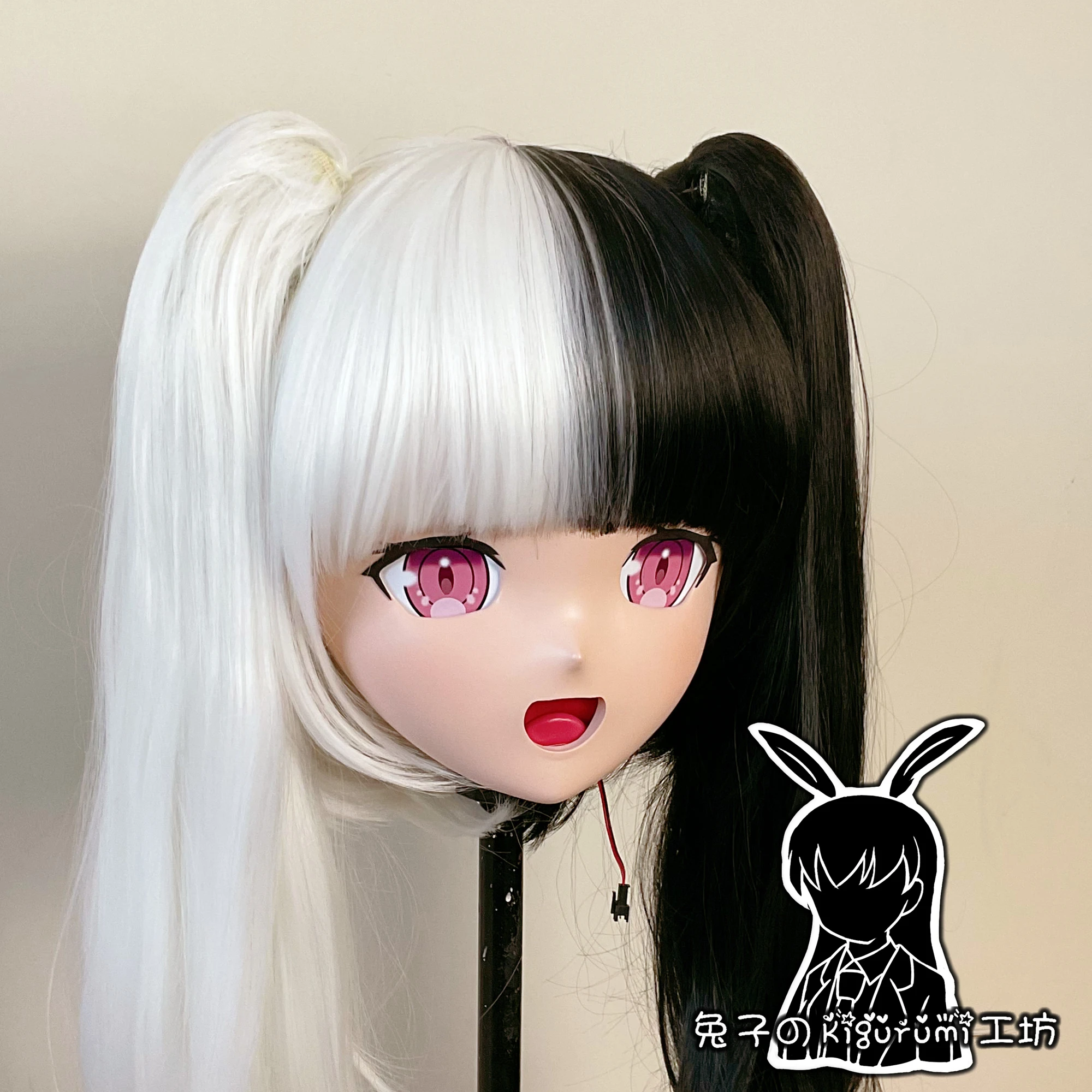 (RB2220) personalizza Full Head Resin Cartoon Cosplay personaggio giapponese Anime Role Play Crossdress maschera Kigurumi con guscio posteriore