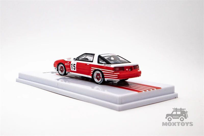 Tarmac Works 1:64 Supra Turbo (MA70) ETCC 1987 #15 Diecast Model Car