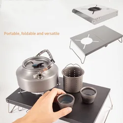 Outdoor Camping Picnic BBQ Stove Tables Foldable Gas burner Table Spider Stove Accessories for SOTO ST-310/ST330/CB-JCB /TRB250
