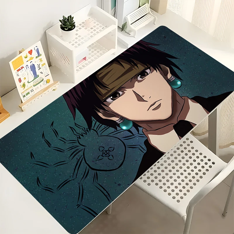 

Коврик для мыши, японский ноутбук, аниме, игровые аксессуары, коврик для мыши, геймерский ПК, H-hunter x H-hunter, коврик для клавиатуры, компьютерный коврик Chrollo для настольного компьютера