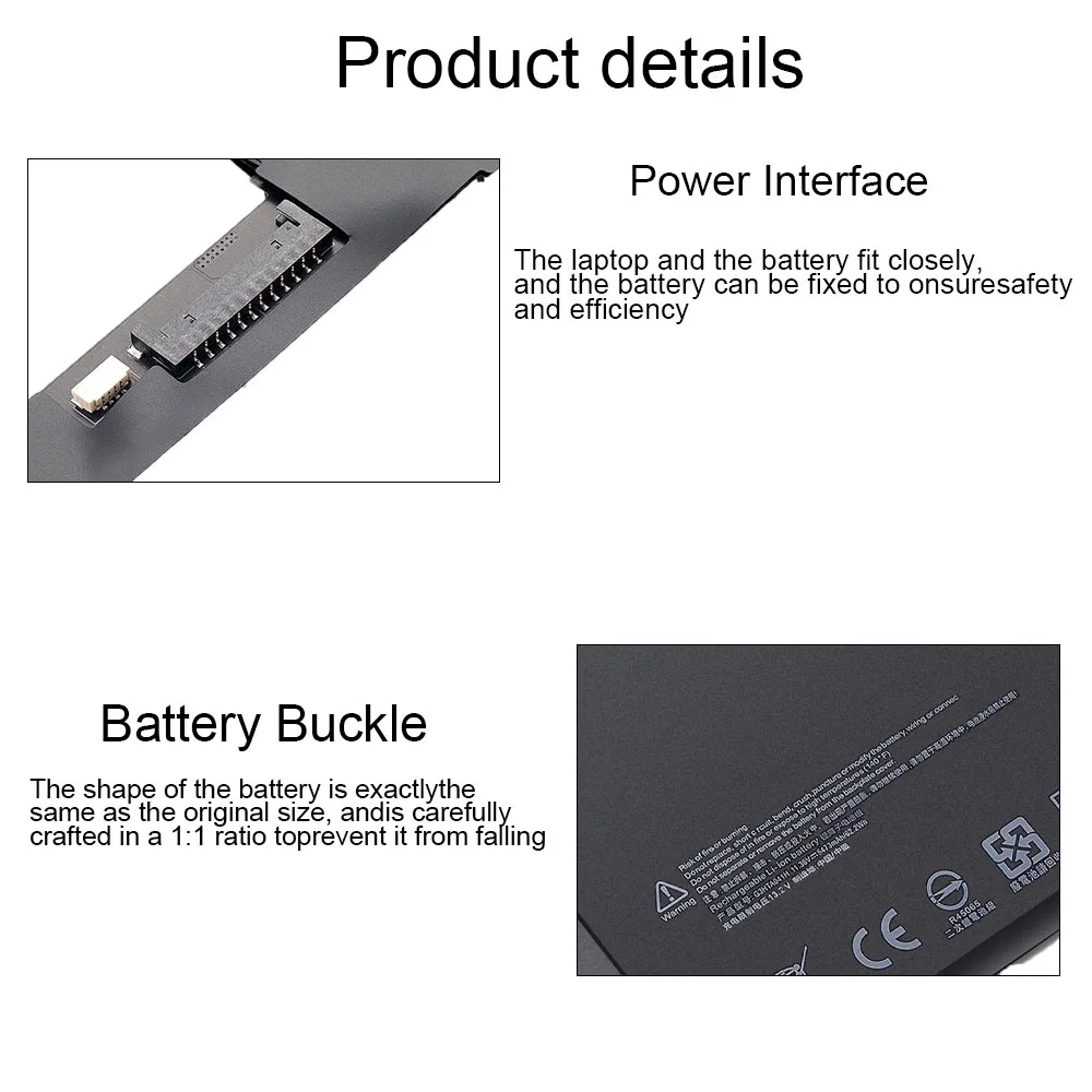 New G3HTA041H G3HTA040H Keyboard Battery For Microsoft Surface Book2 Book 2 15