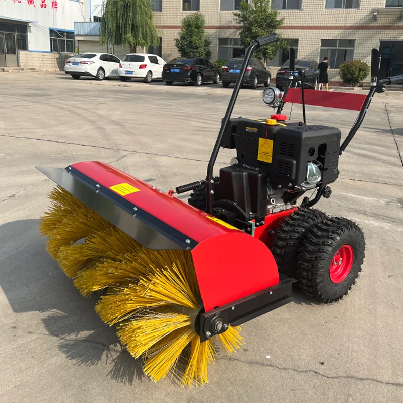 Spazzaneve invernale ad alta efficienza a spinta manuale con estensioni ad ala e forma di lama variabile in vendita