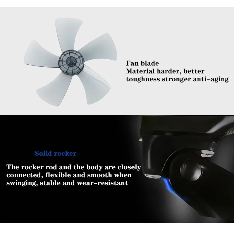 مروحة كهربائية منزلية مثبتة على الحائط ، غرفة معيشة ، مروحة مطبخ قابلة للتعديل بـ 3 سرعّات ، نسخة ذكية ، ميكانيكية ، من من من من نوع V ، 60 واط ، 16 بوصة