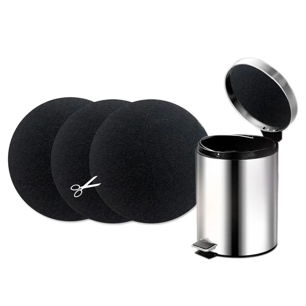 4pcs Activated Carbon Fiber Cotton Pad High Density Filter For Fish Tank Aquarium Deodorizer Replacement Sponge Compost Bin