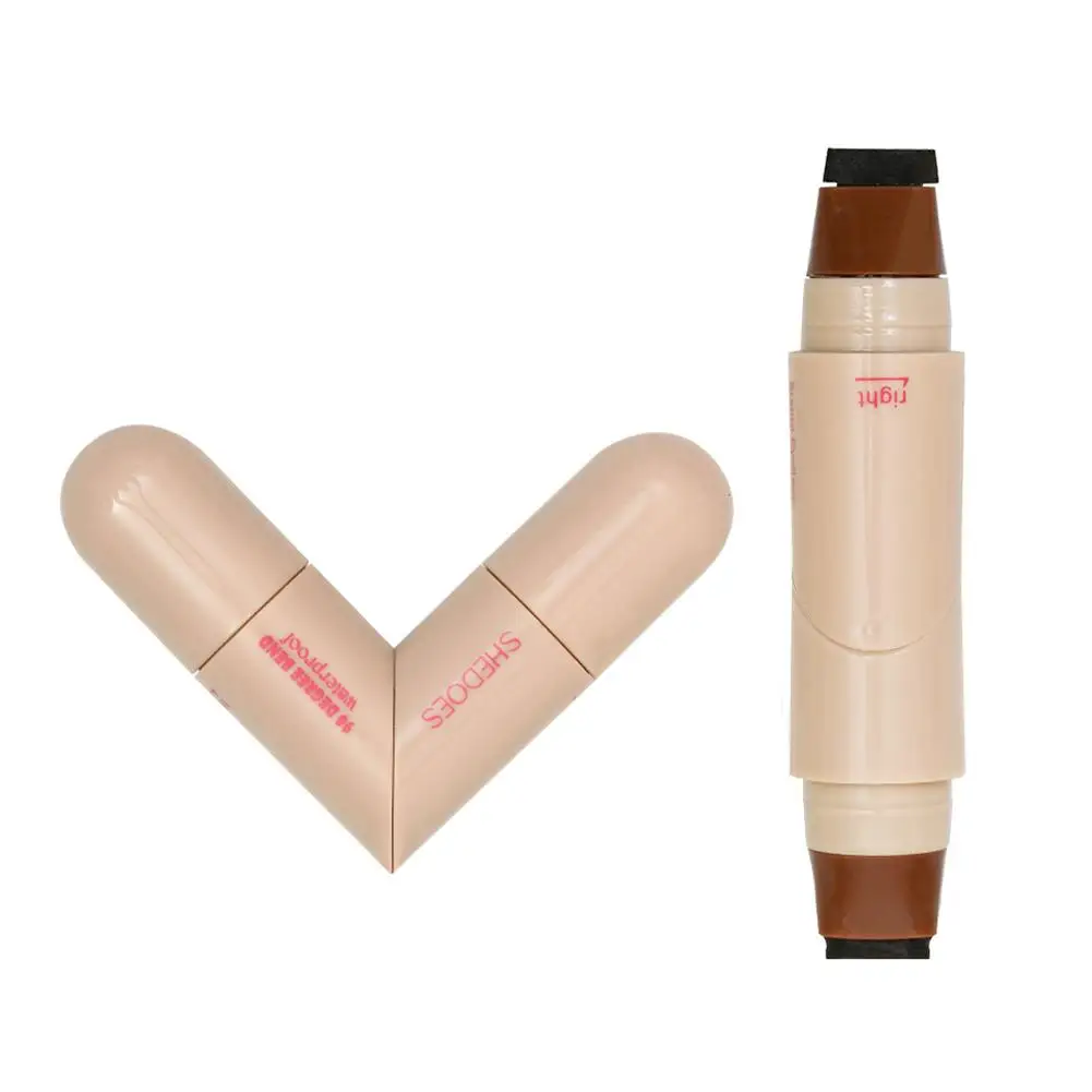 回転アイライナースタンプペンダブルヘッド速乾性シール正確に輪郭を描く統合アイライナースタンプ防水怠惰なメイクアップ