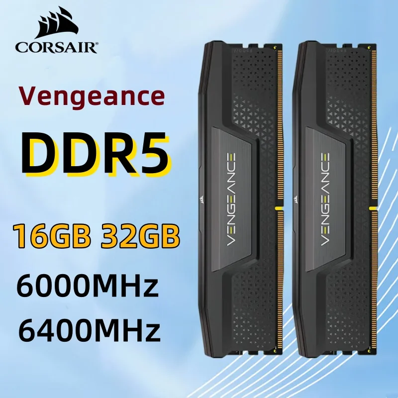 ذاكرة الألعاب Corsair Vengeance DDR5 RAM 16GB 32GB 6000MHz 6400MHz XMP 3.0 ذاكرة سطح المكتب