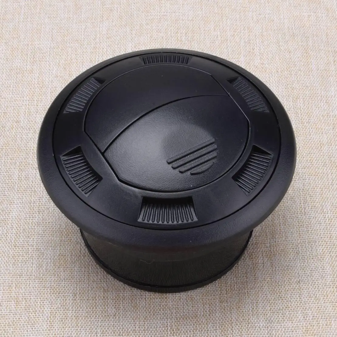 

Car AC Air Conditioner Outlet Vent Louvered Grille Adjustable Universal Round Black ABS for RV Bus Yacht Boat Caravan