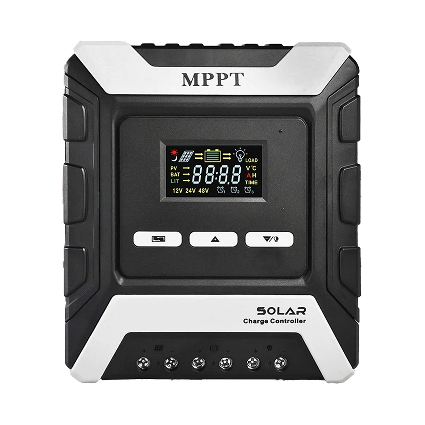 

MPPT Solar Controller 10A 20A 30A 40A 50A 60A 80A Battery Charge And Discharge 12V 24V 48V Auto Switching PV System Controller