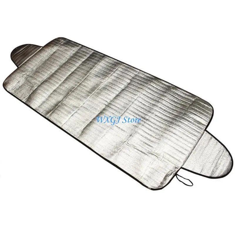 37JE Upgrades Aluminum Foils Pearls Cotton Windshield Cover Thermal Insulation Sunshades Not Ice Dustproof Car Accessory