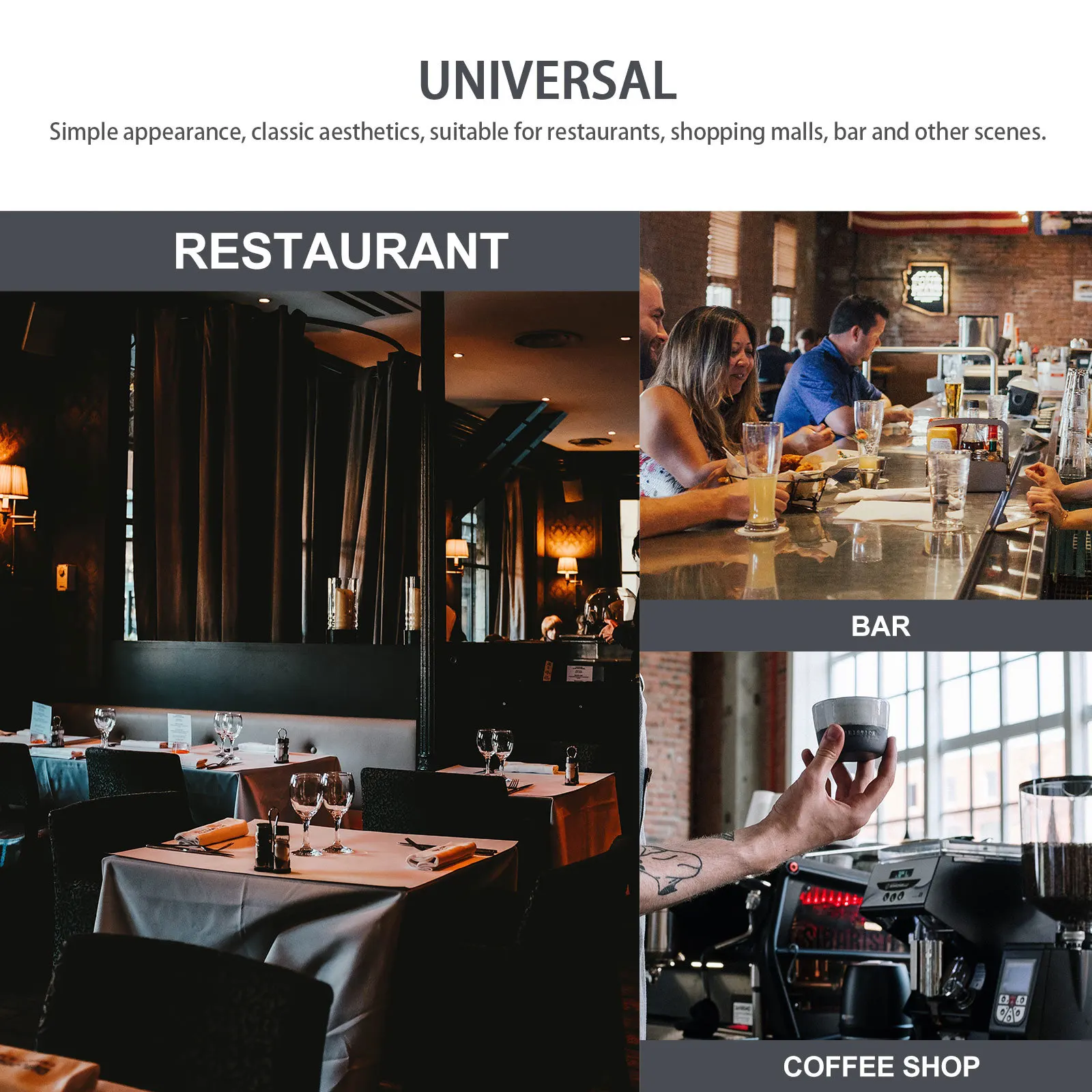 

Cover Book Premium Durable Restaurant Bar Use Practical Menu Holder Slide-In Page Design Rounded Corner Reusable Menu